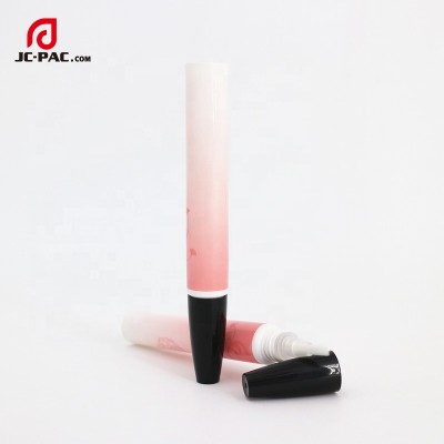 New Plastic Nail Polish Pen with Brush Applicator/ 19mm PE Cosmetic Tube with Brush