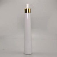 Personal Care 170ml 5oz PET White Slim Round Plastic Bottle with for Pump Sprayer for Hair Styling