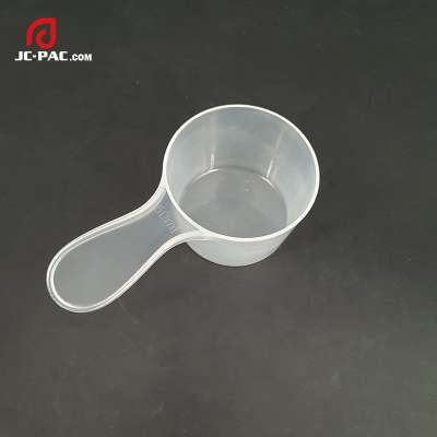 50 ml flat bottom plastic scoop