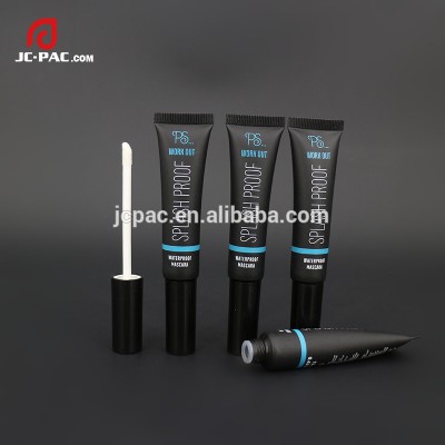 Lip Gloss Tube Containers Customized Plastic Cosmetic Tube With Brush