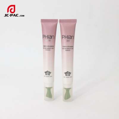 Plastic Silkscreen Printing Eye Cream Tube with Newest Massage Head